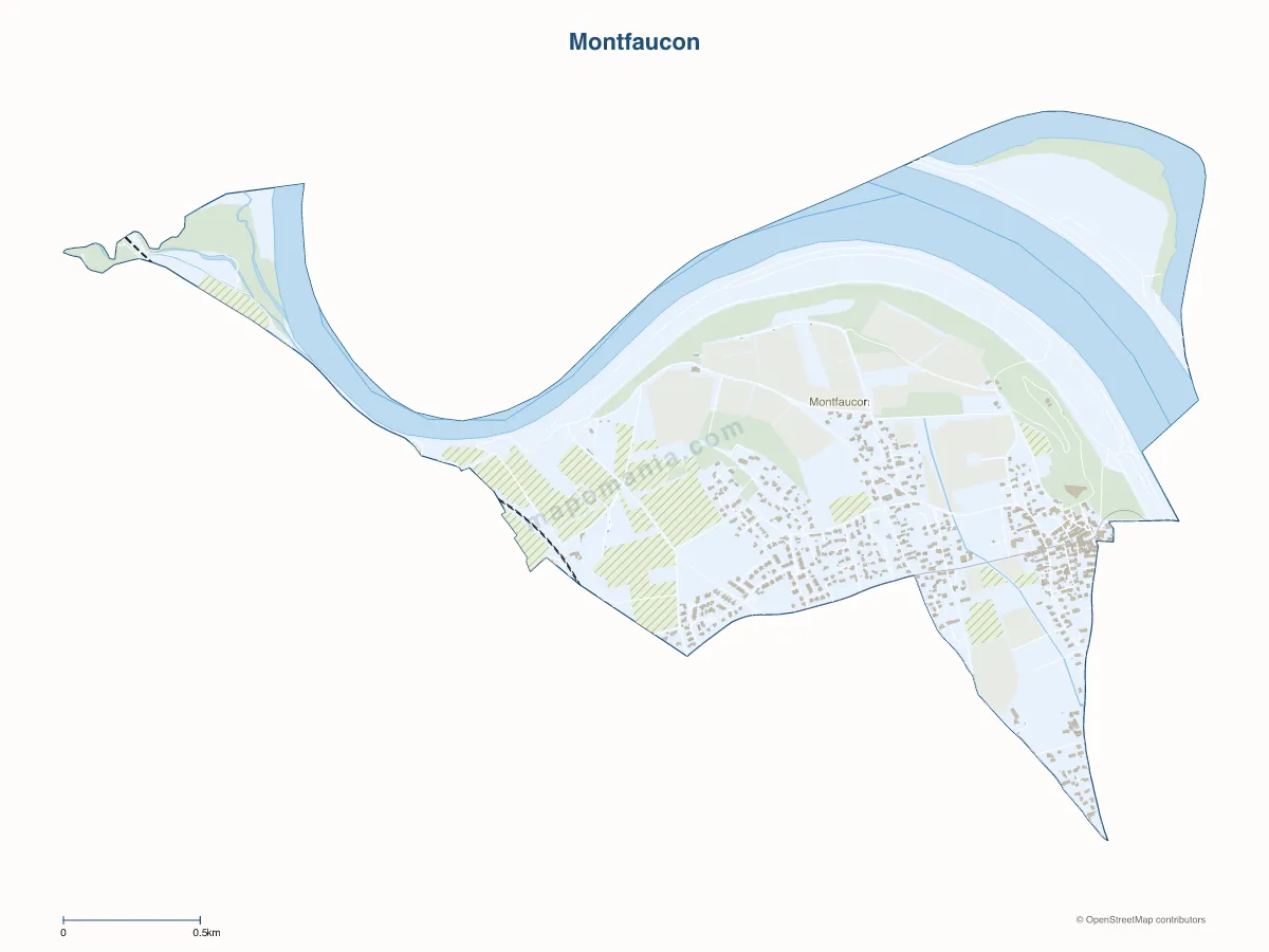 Carte de Montfaucon à personnaliser