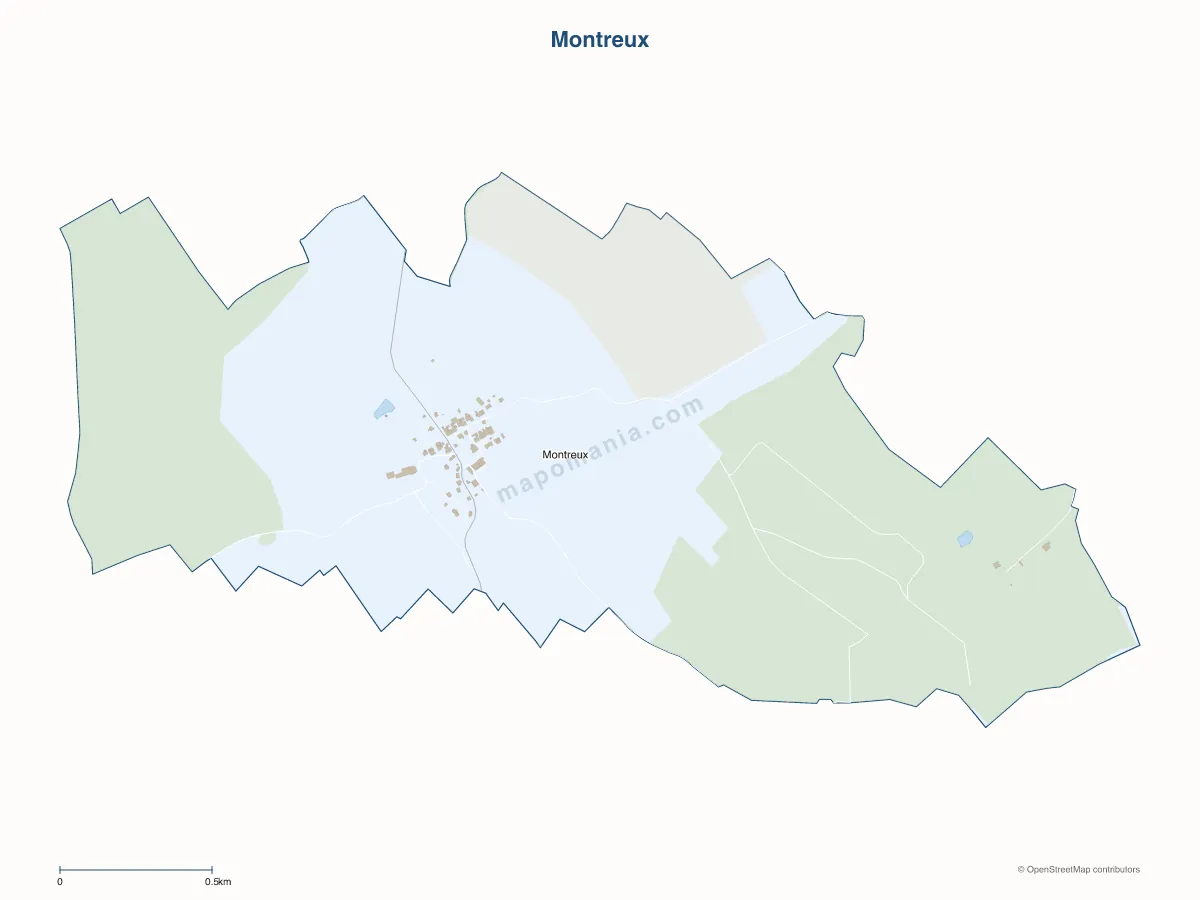 Carte de Montreux à personnaliser