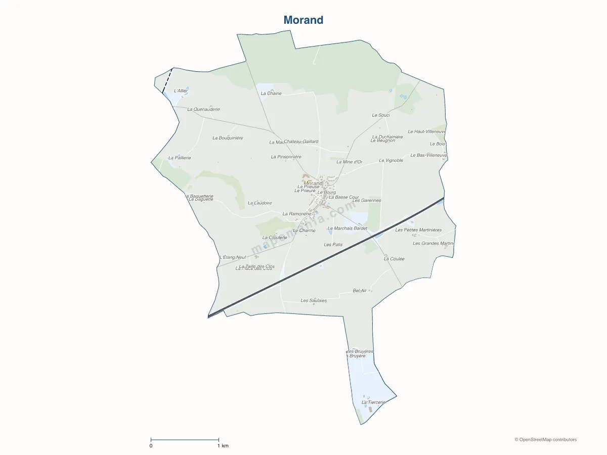 Carte de Morand à personnaliser