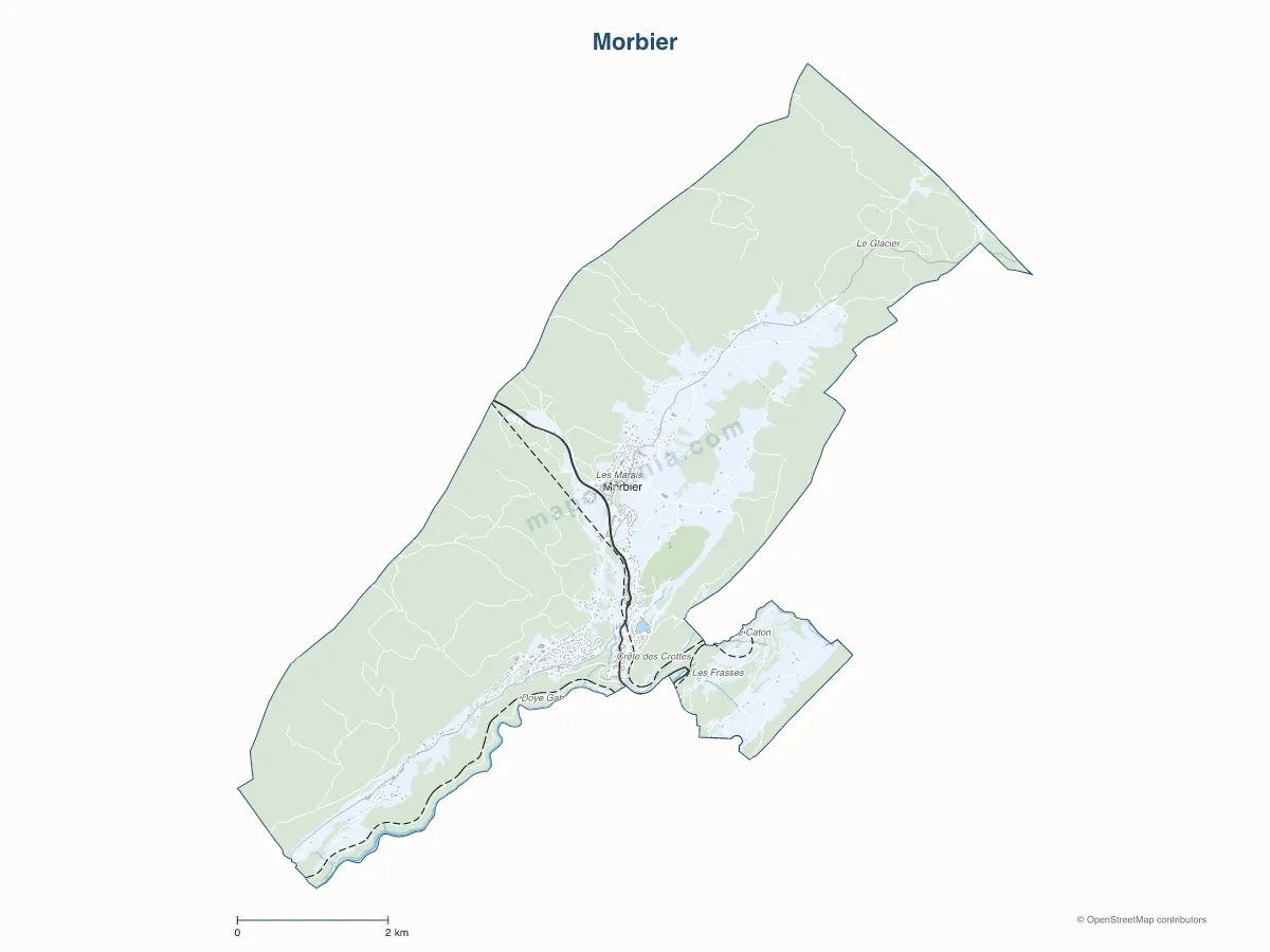 Carte de Morbier à personnaliser