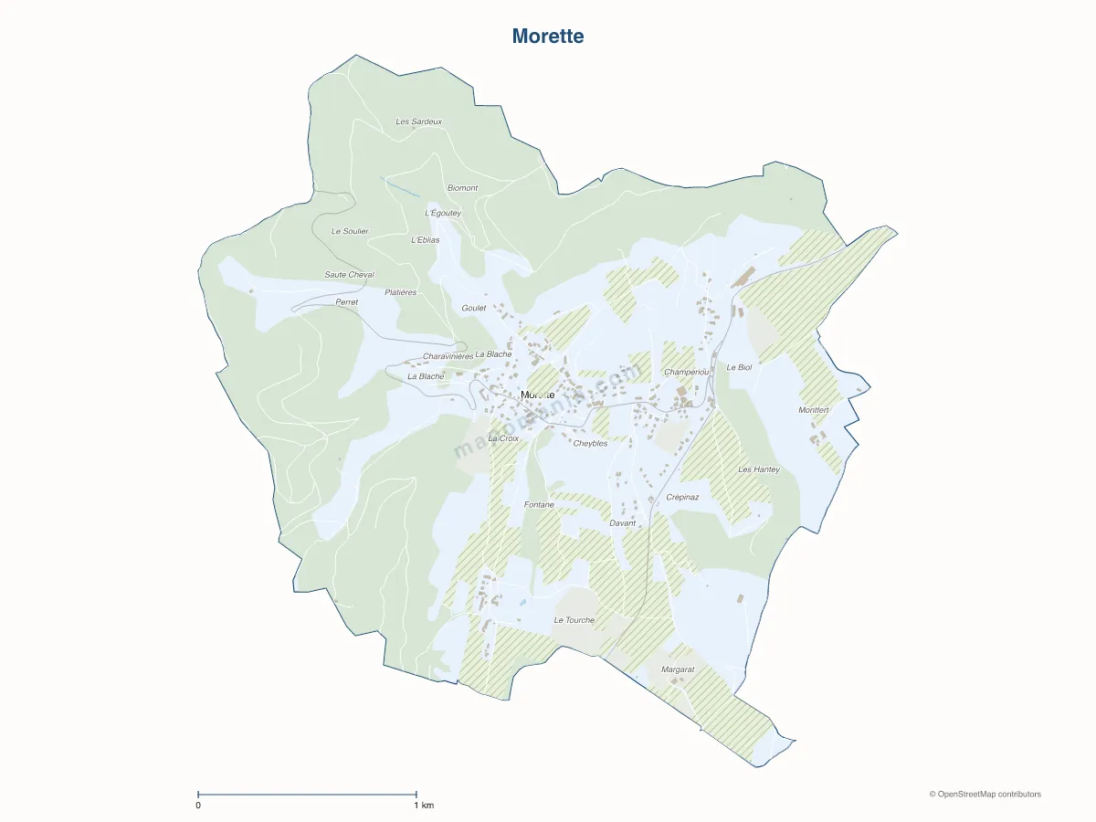 Carte de Morette à personnaliser