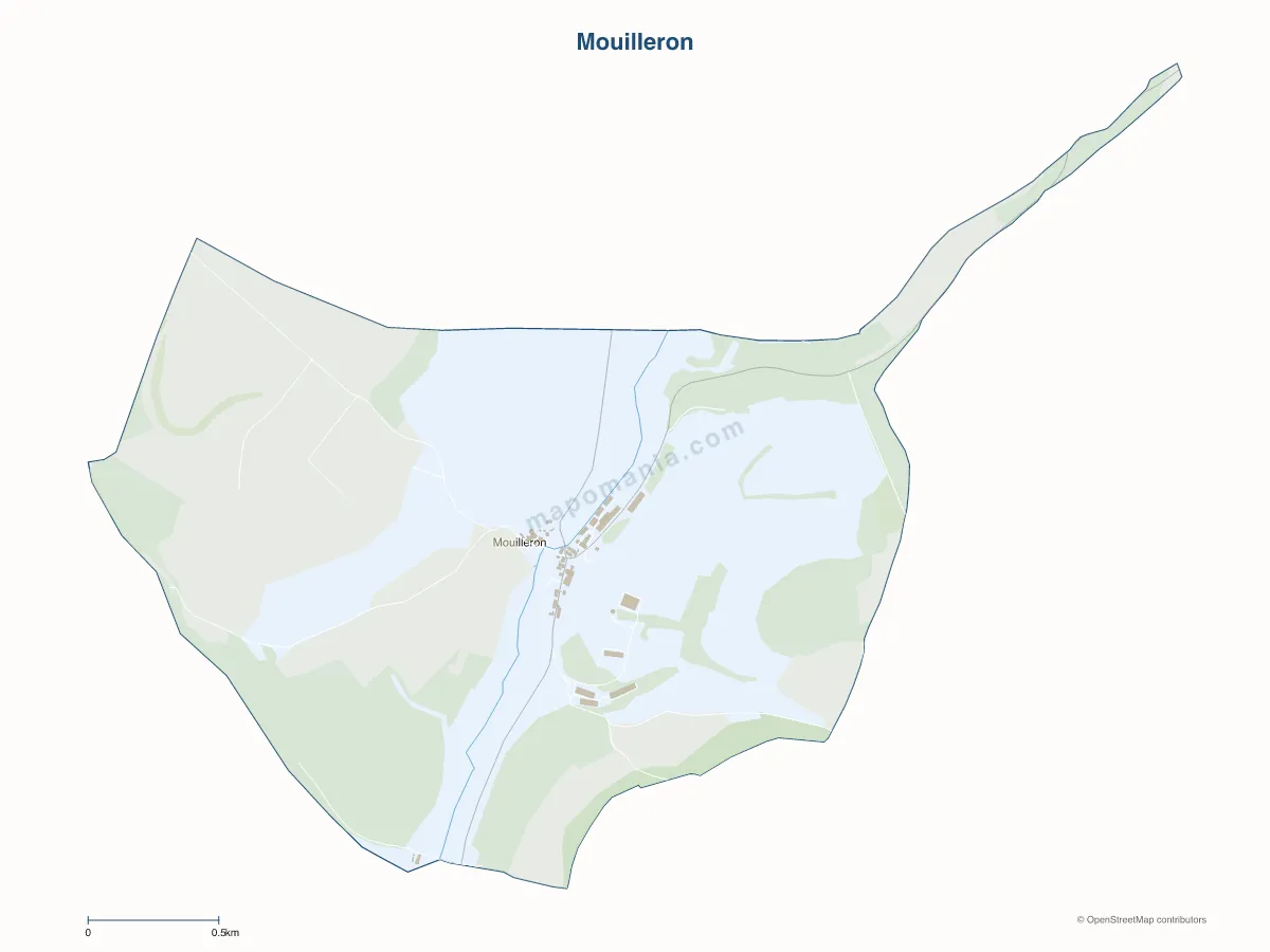 Carte de Mouilleron à personnaliser