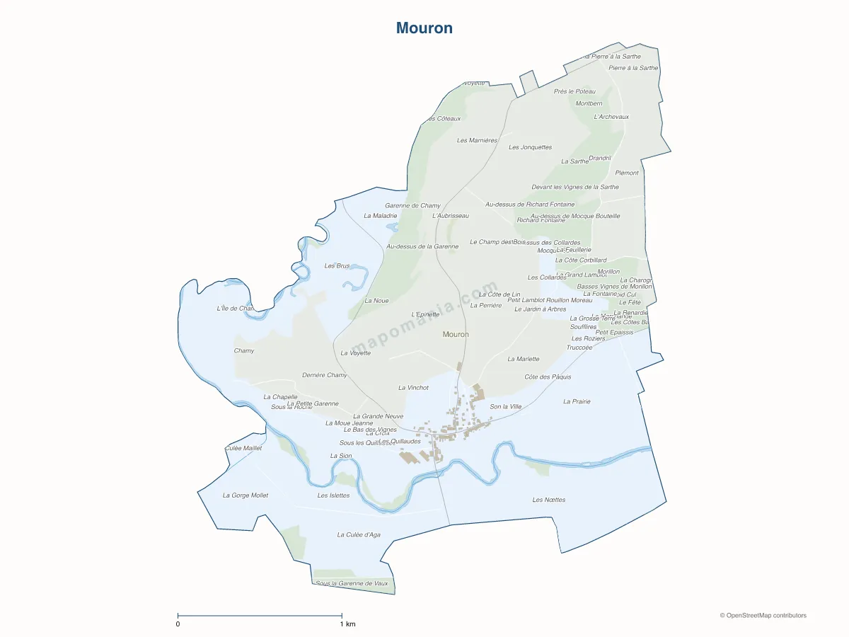 Carte de Mouron à personnaliser