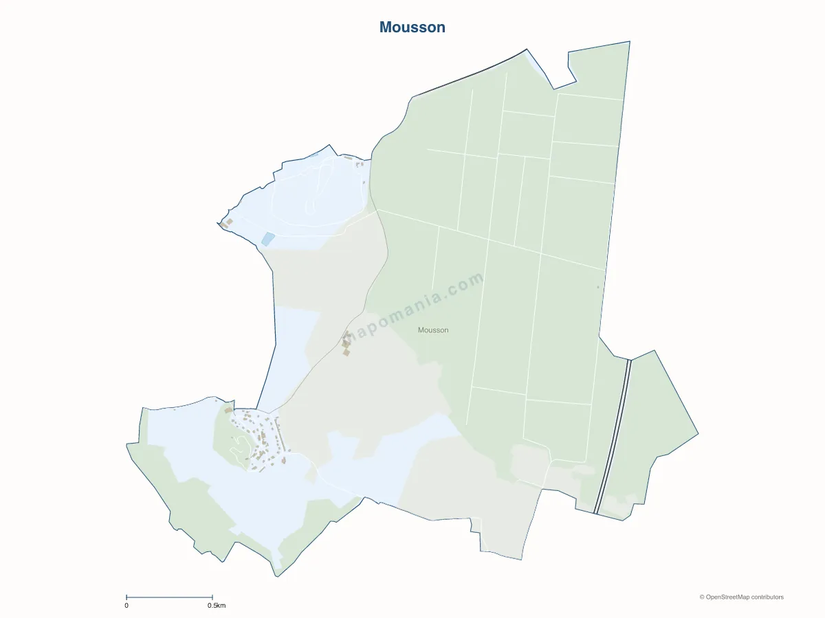 Carte de Mousson à personnaliser