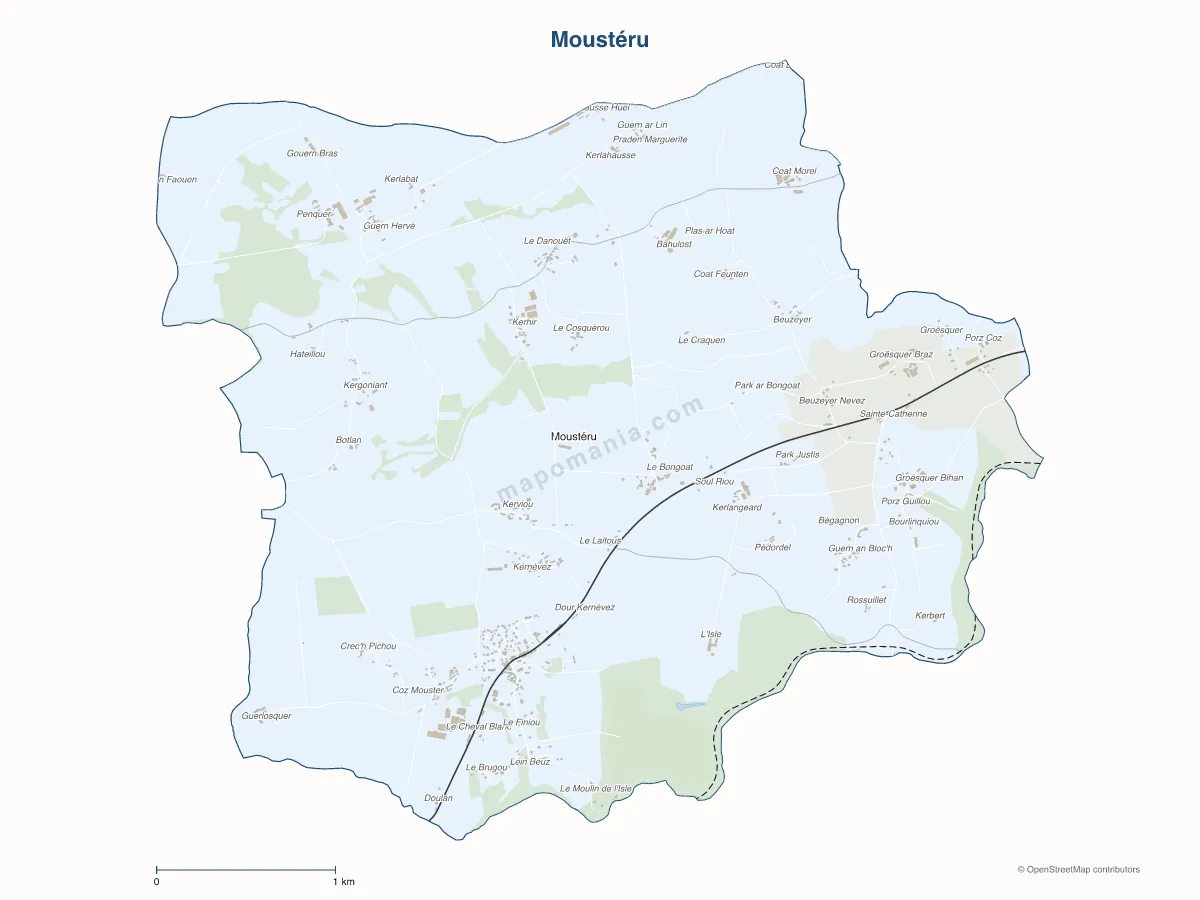 Carte de Moustéru à personnaliser