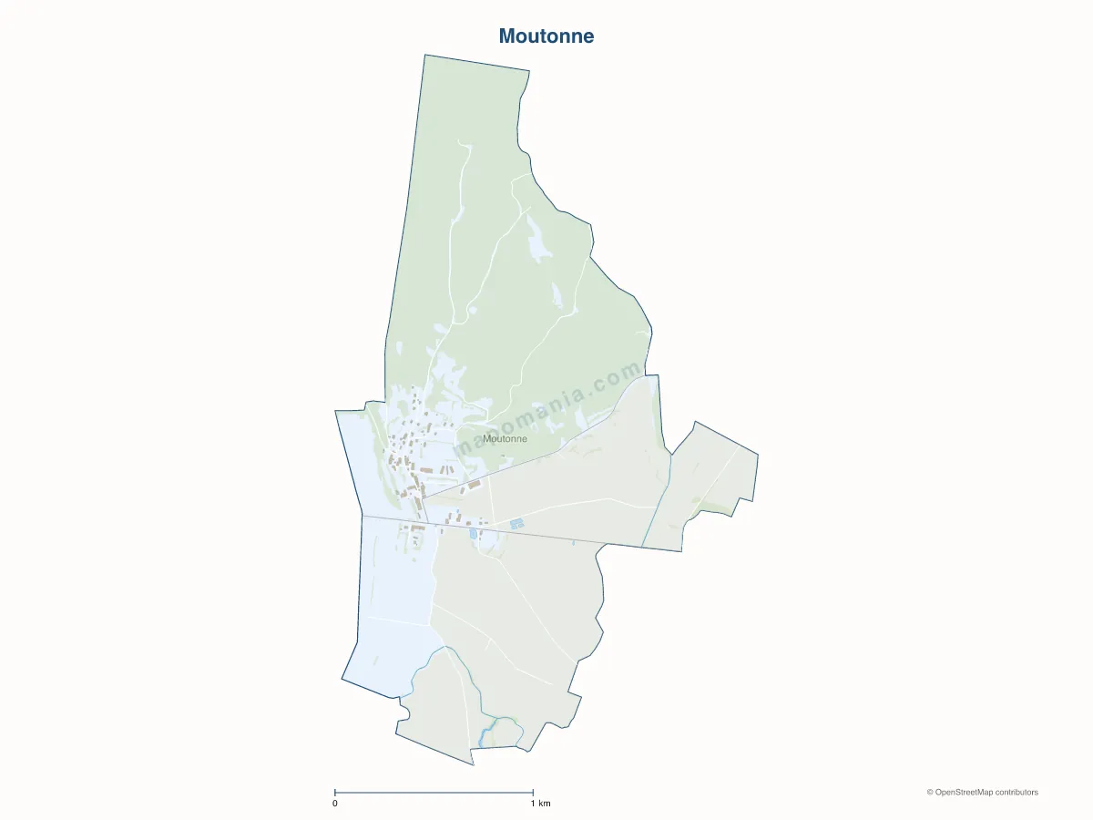 Carte de Moutonne à personnaliser