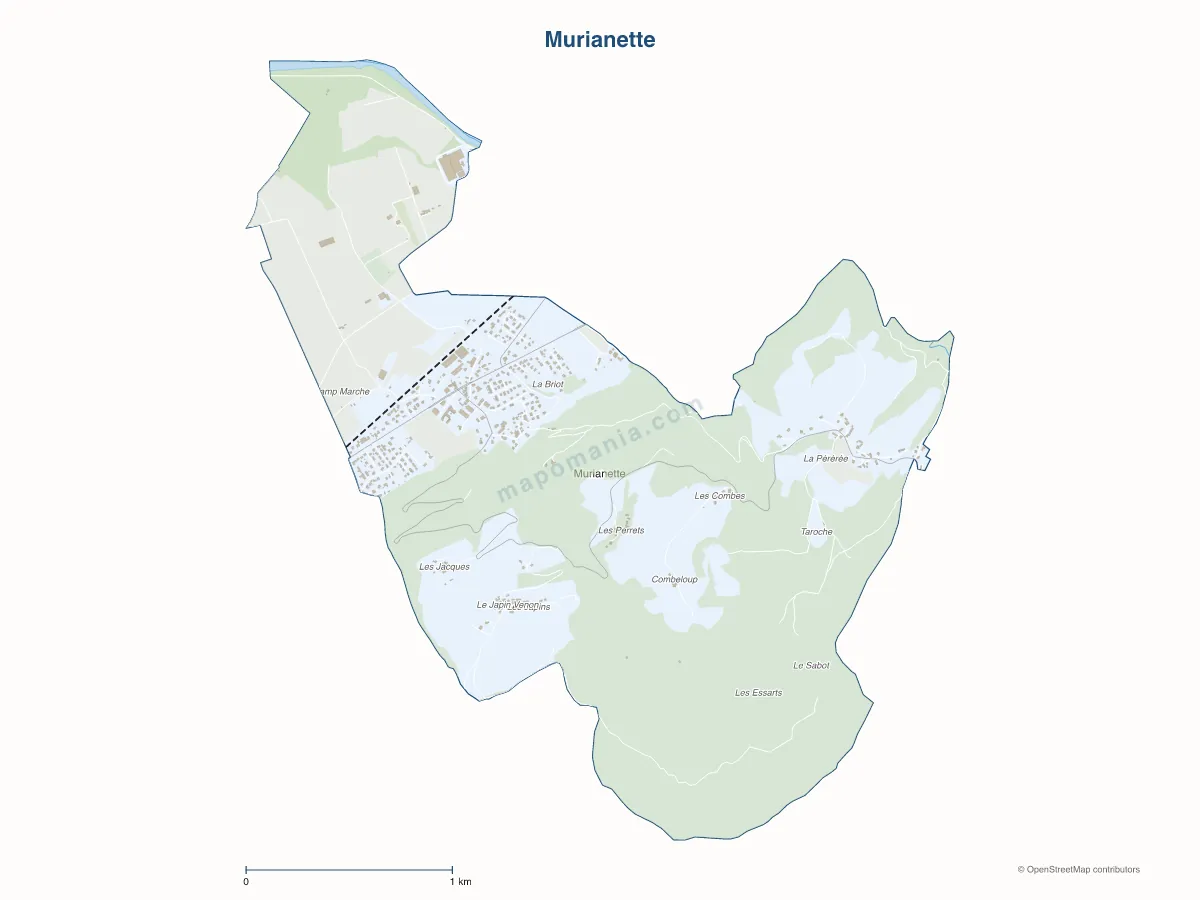 Carte de Murianette à personnaliser