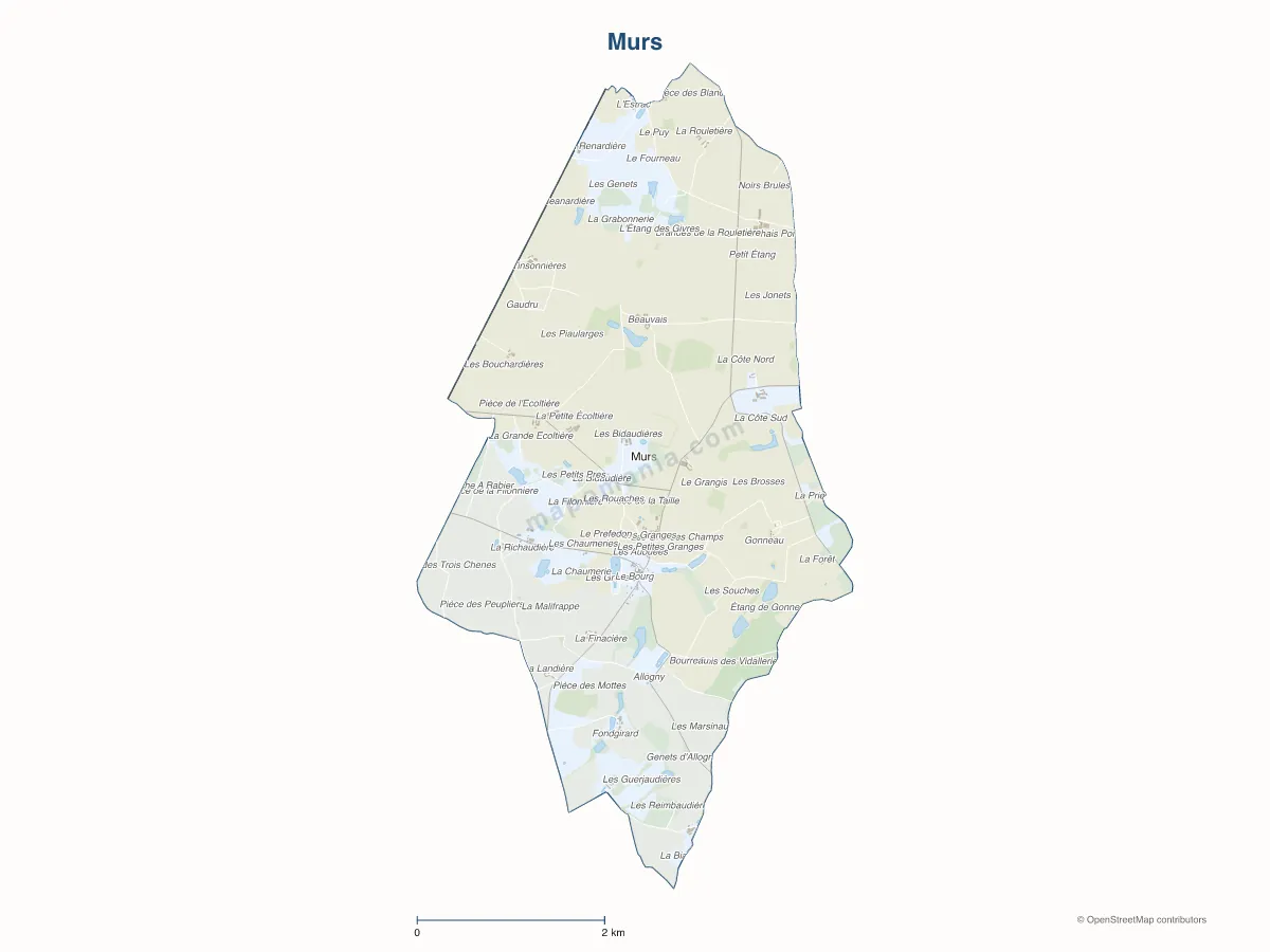 Carte de Murs à personnaliser
