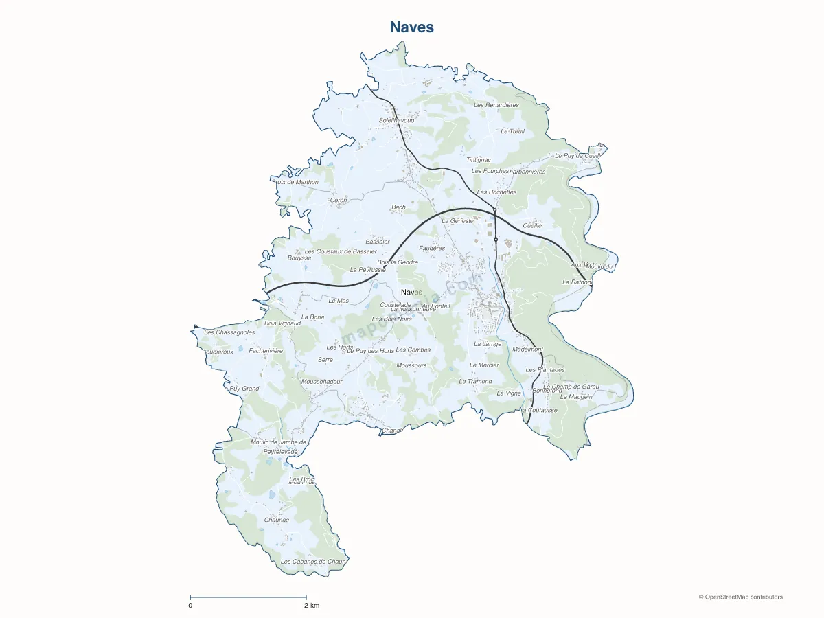 Carte de Naves à personnaliser