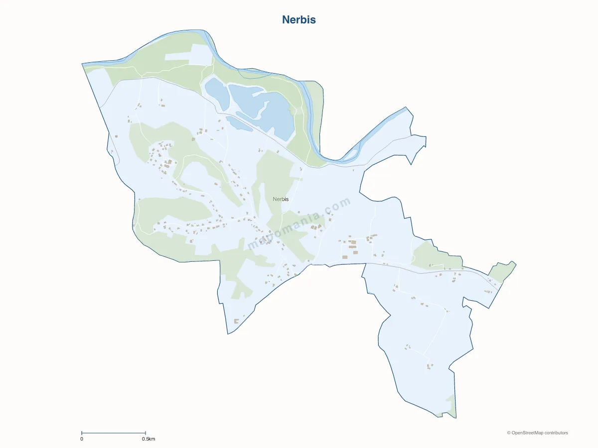Carte de Nerbis à personnaliser