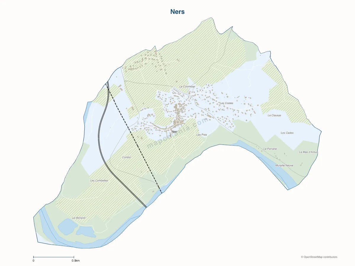 Carte de Ners à personnaliser