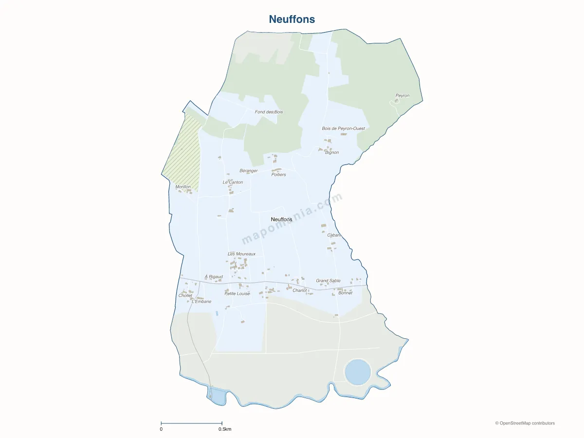Carte de Neuffons à personnaliser