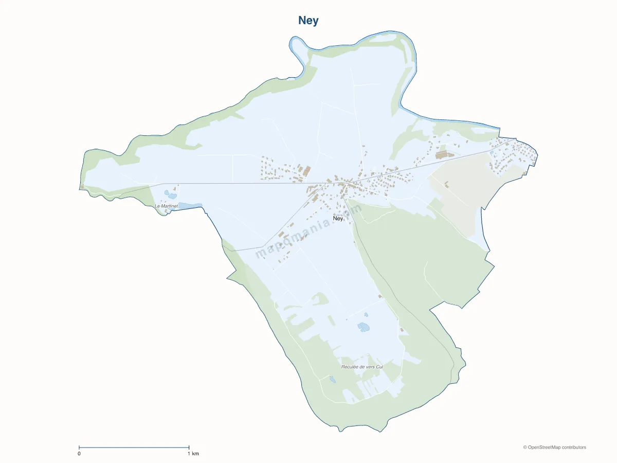 Carte de Ney à personnaliser