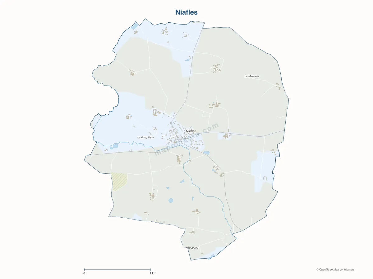 Carte de Niafles à personnaliser