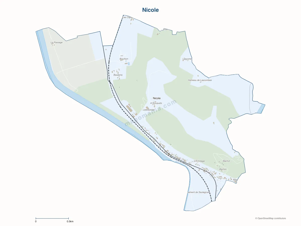 Carte de Nicole à personnaliser