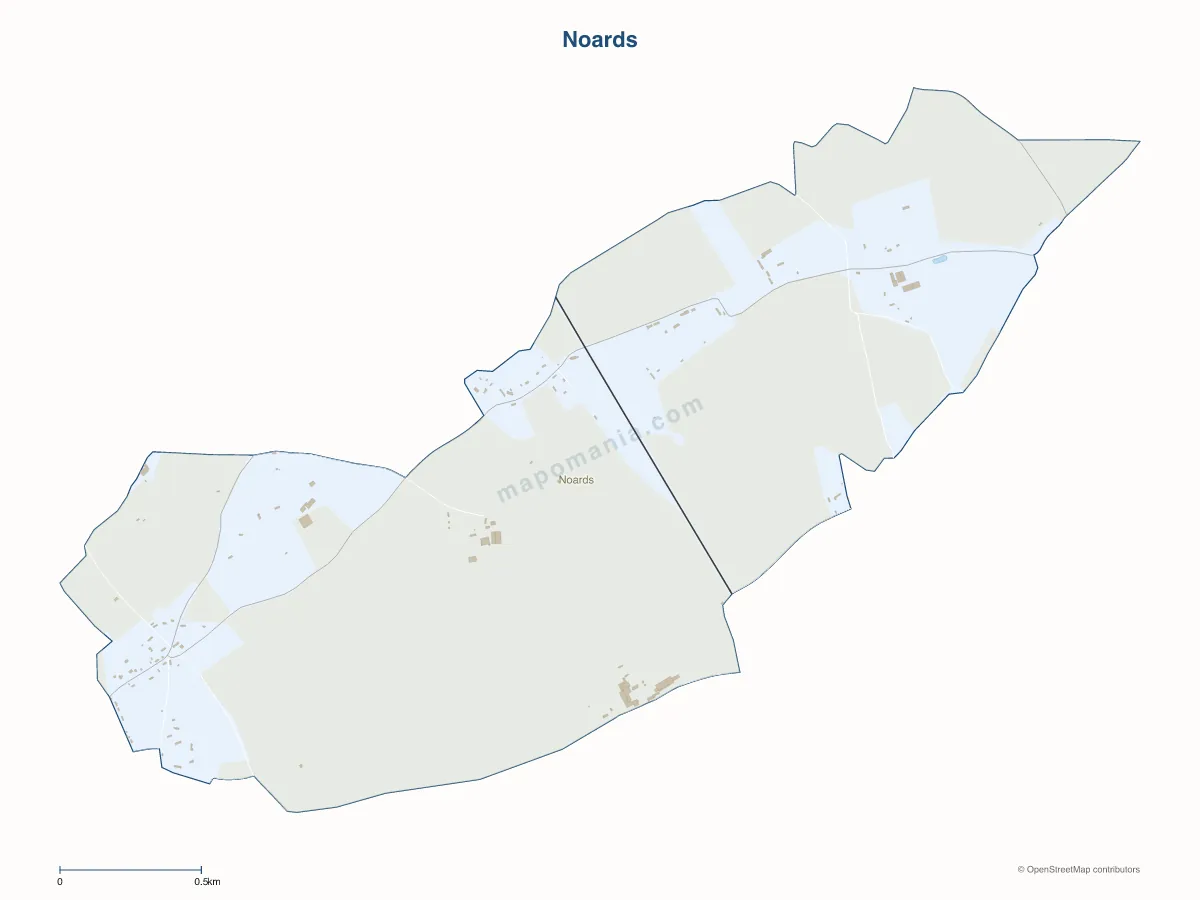 Carte de Noards à personnaliser