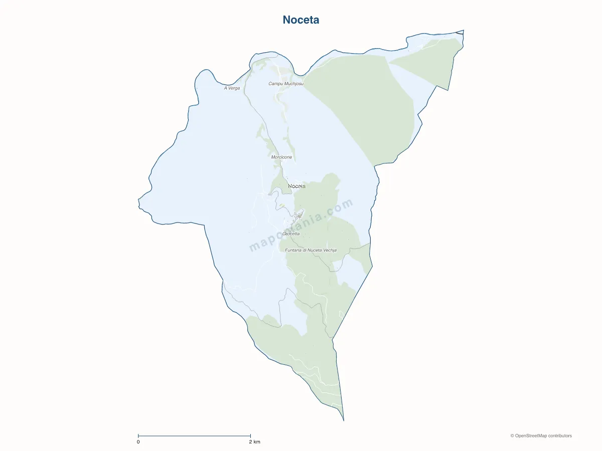 Carte de Noceta à personnaliser