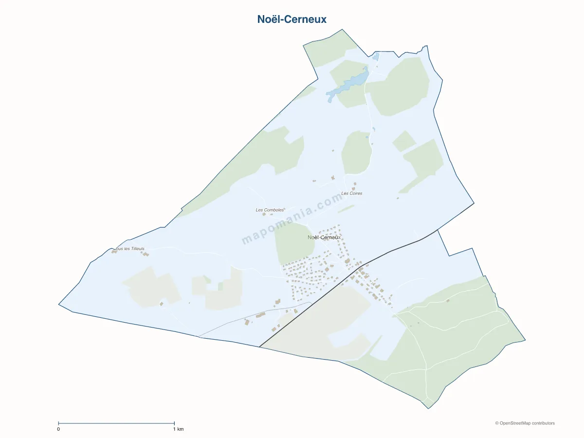 Carte de Noël-Cerneux à personnaliser