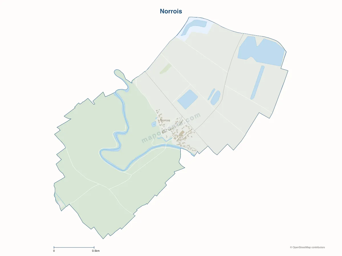 Carte de Norrois à personnaliser