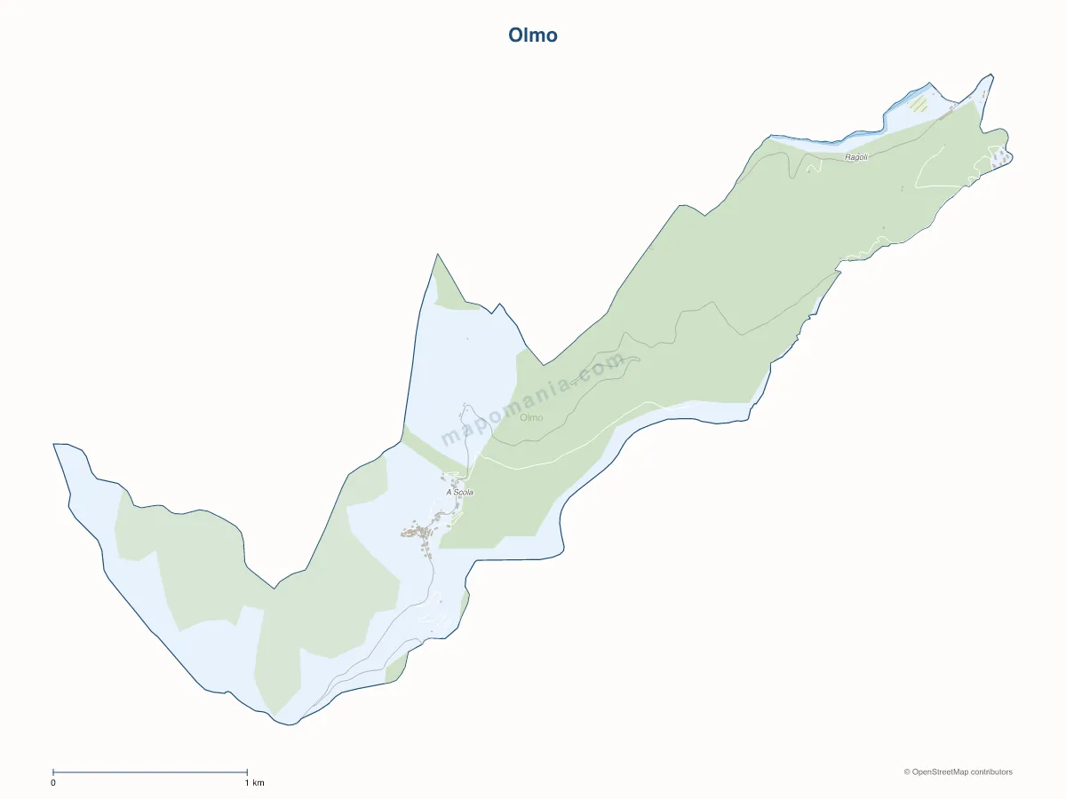 Carte de Olmo à personnaliser