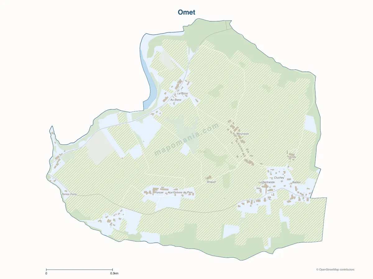 Carte de Omet à personnaliser