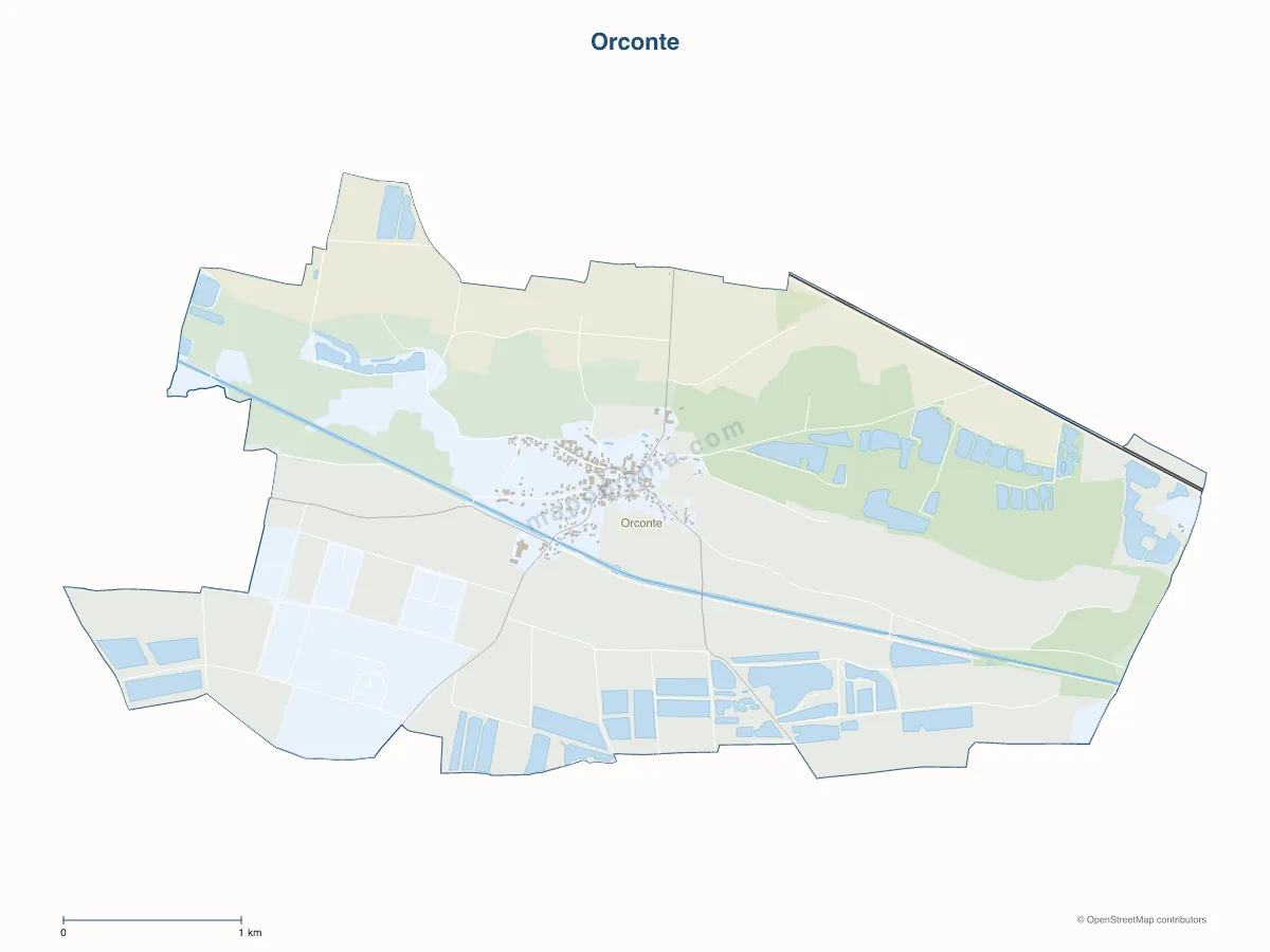 Carte de Orconte à personnaliser