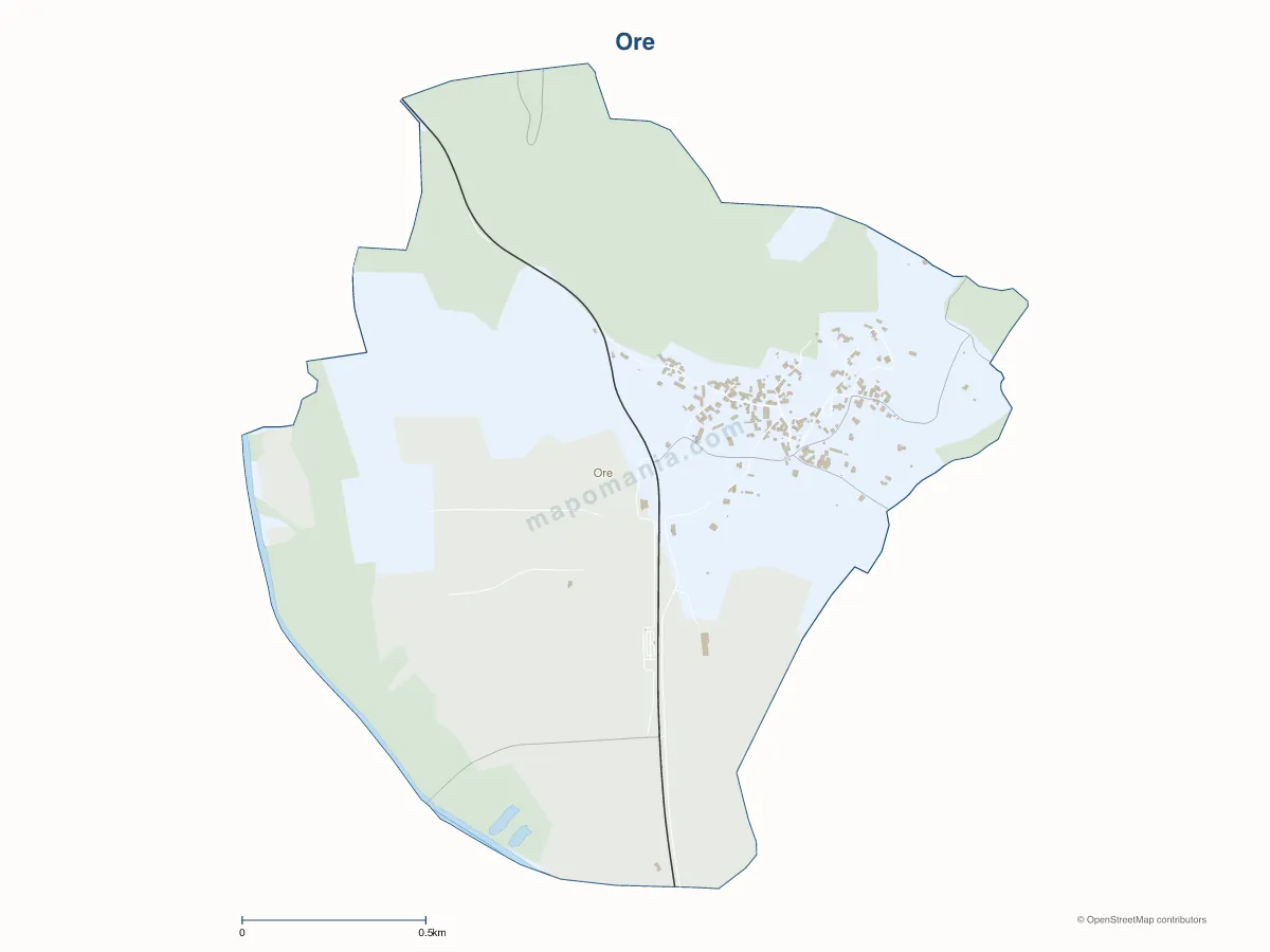 Carte de Ore à personnaliser