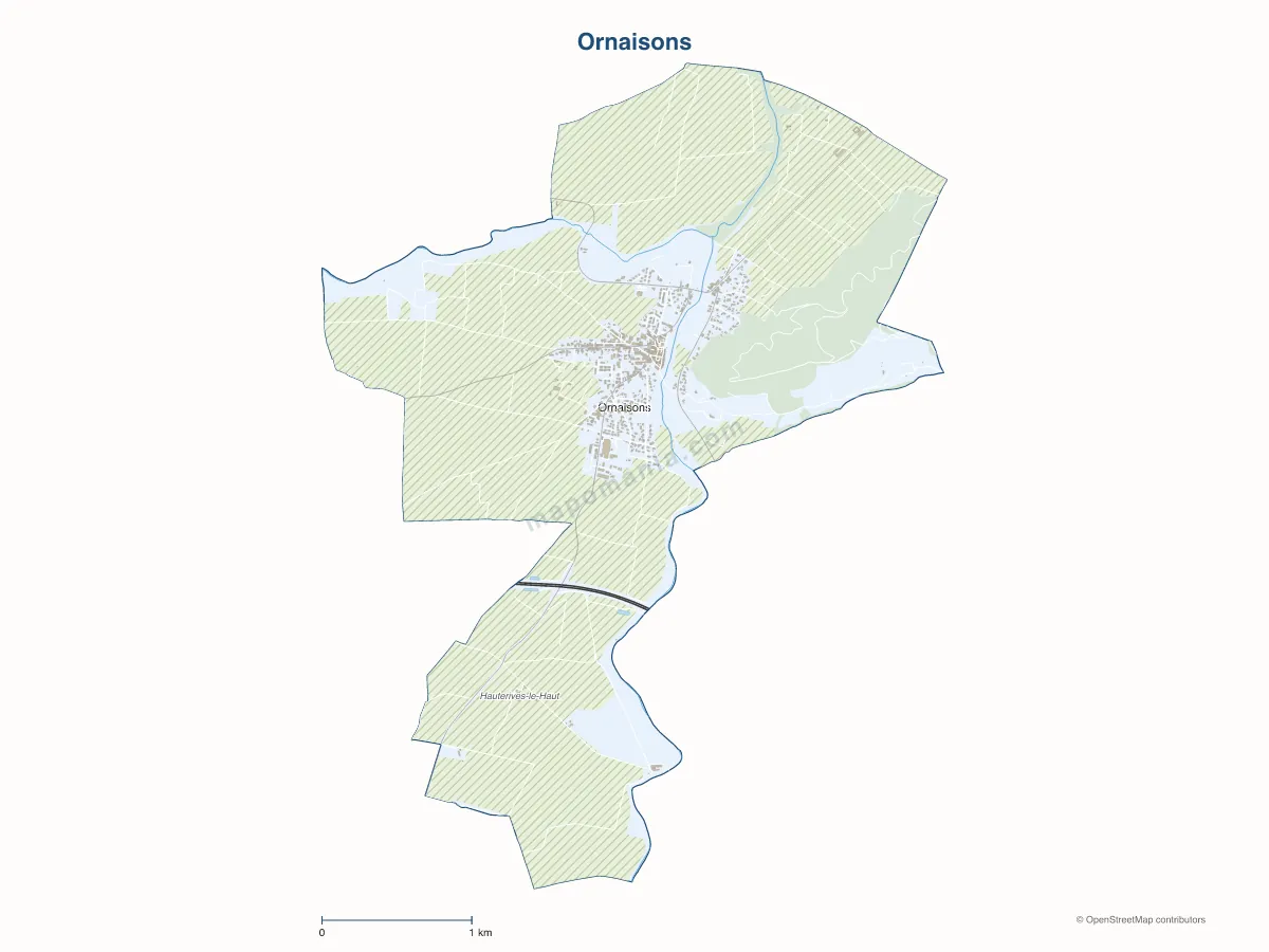 Carte de Ornaisons à personnaliser