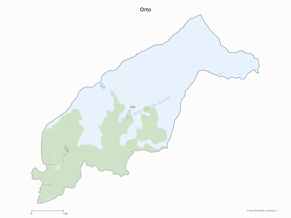 Carte de Orto à personnaliser