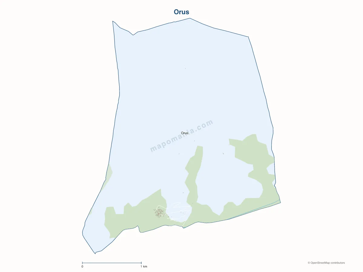 Carte de Orus à personnaliser