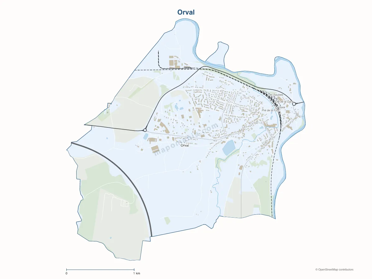Carte de Orval à personnaliser