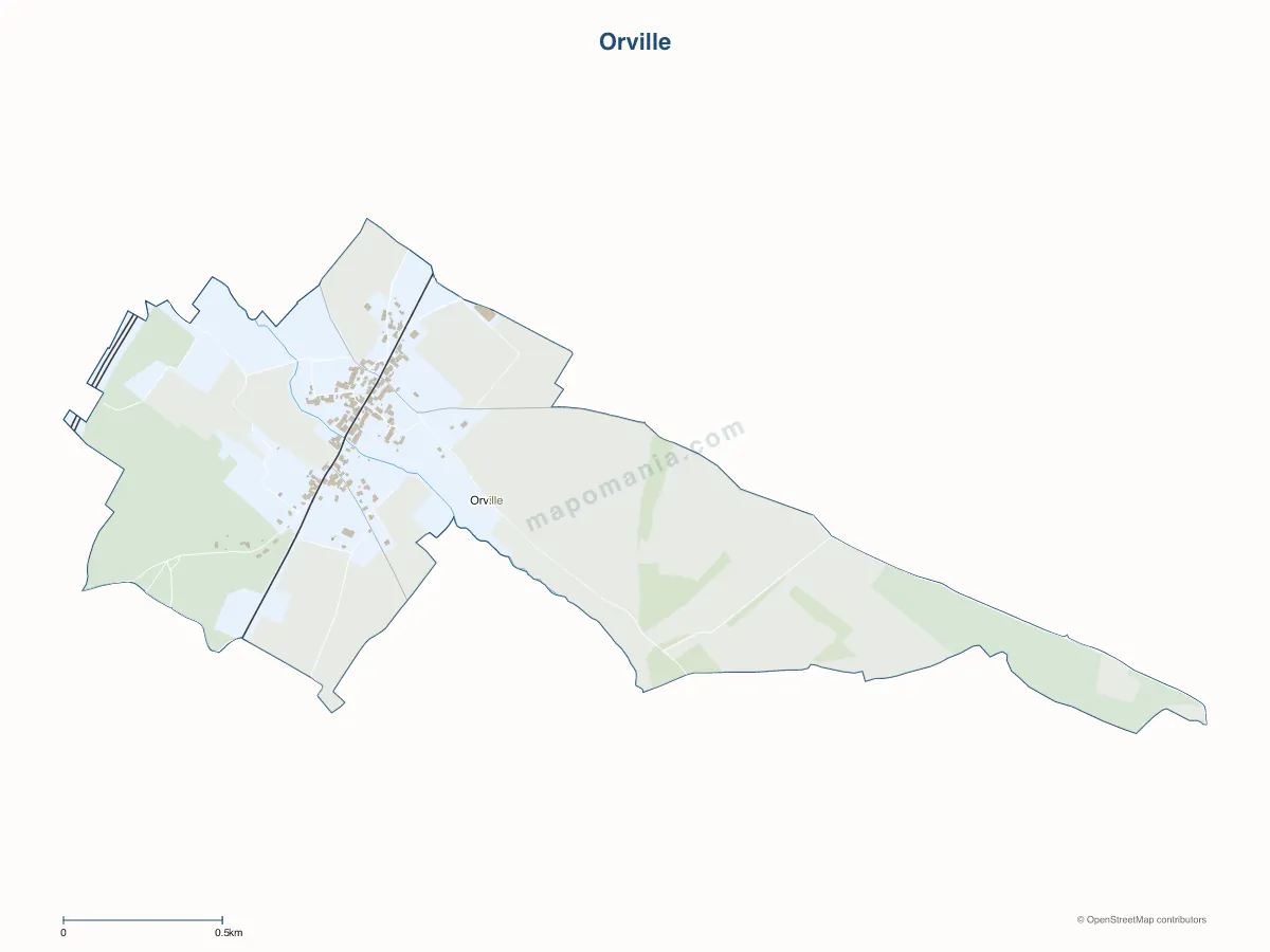 Carte de Orville à personnaliser