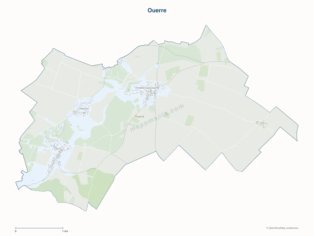 Carte de Ouerre à personnaliser