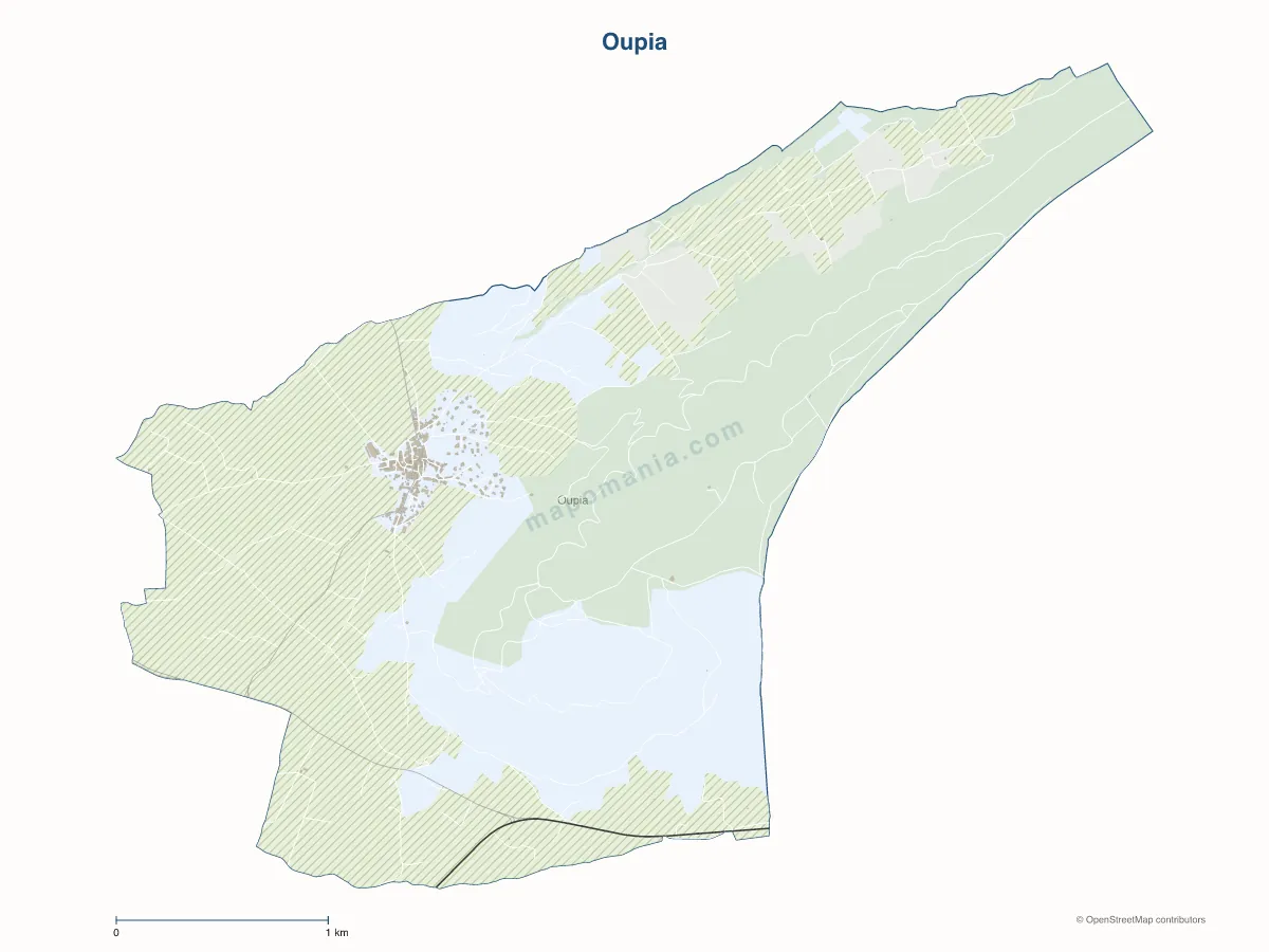 Carte de Oupia à personnaliser