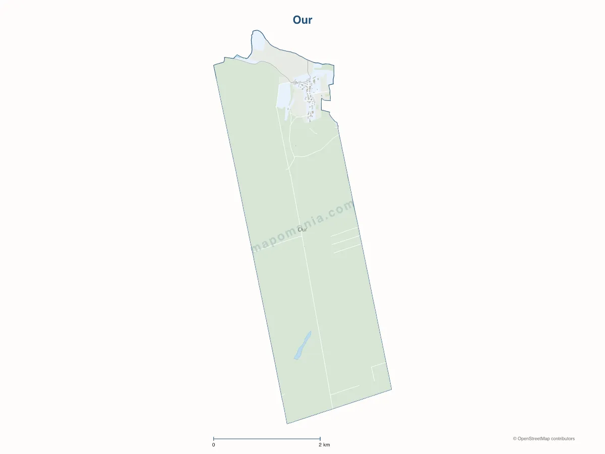 Carte de Our à personnaliser