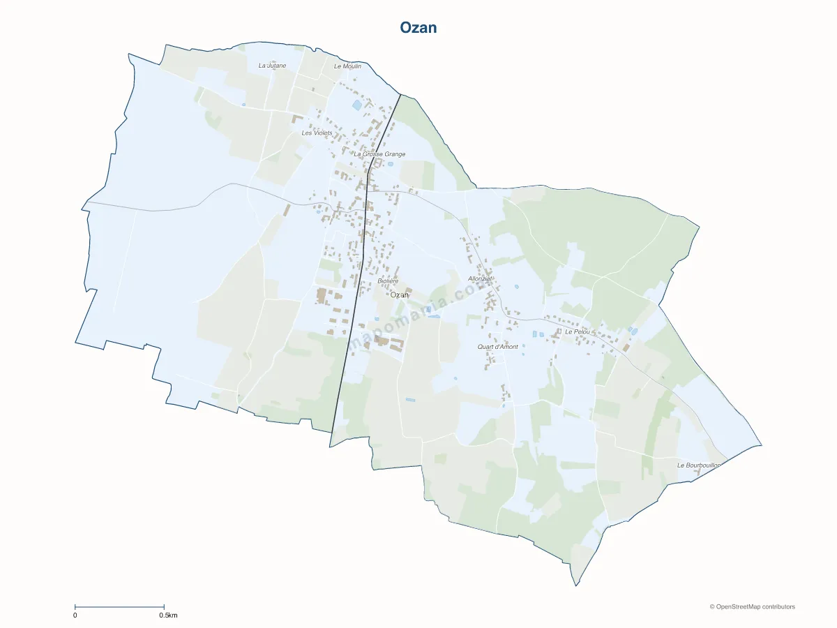 Carte de Ozan à personnaliser