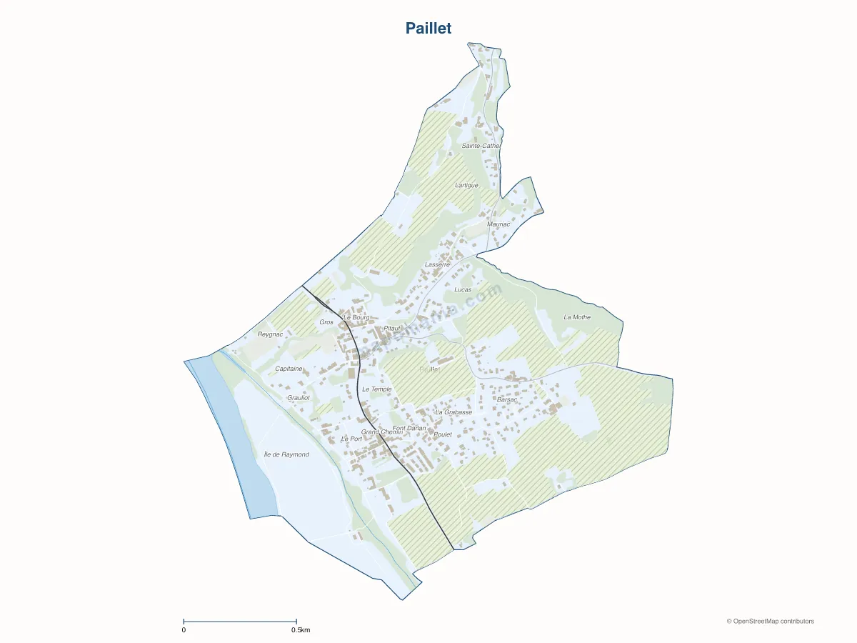 Carte de Paillet à personnaliser