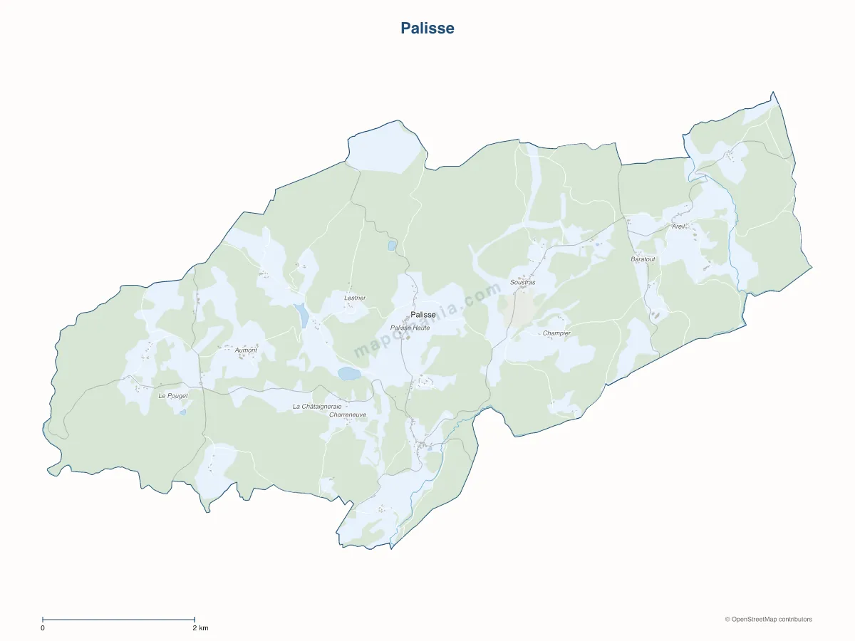 Carte de Palisse à personnaliser