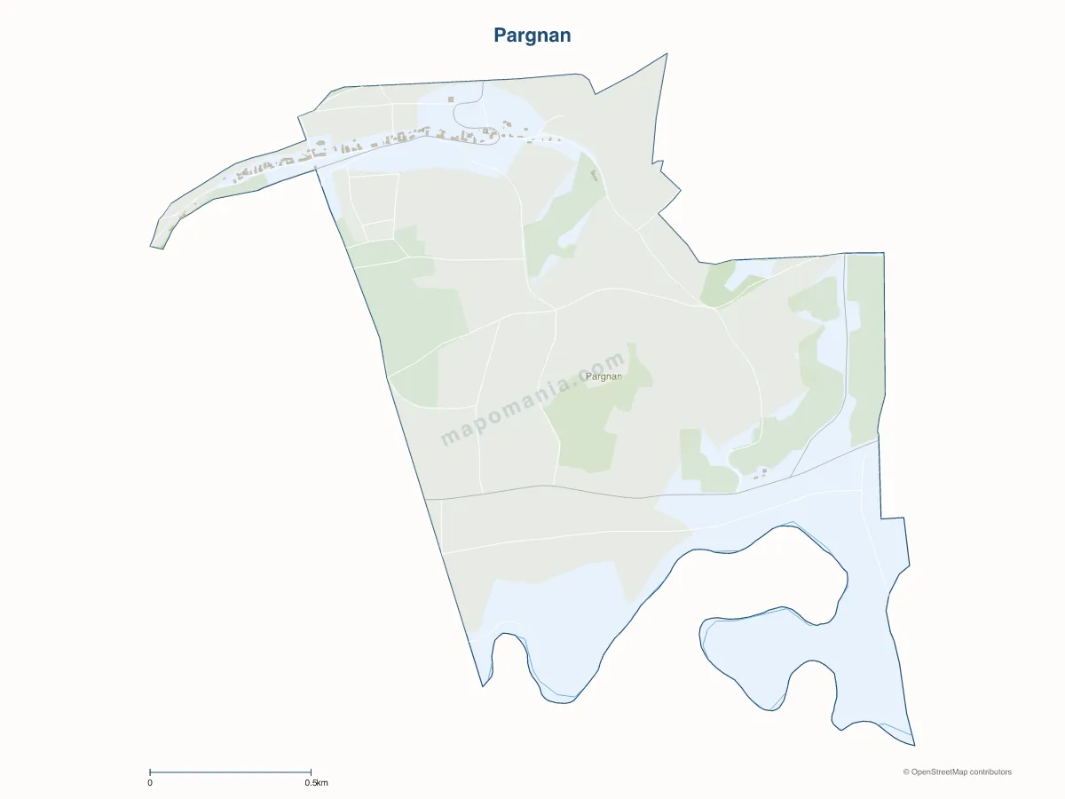 Carte de Pargnan à personnaliser