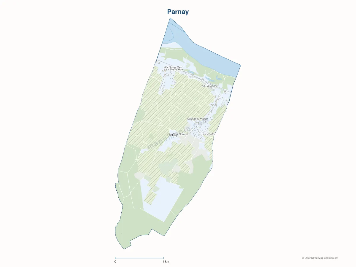 Carte de Parnay à personnaliser
