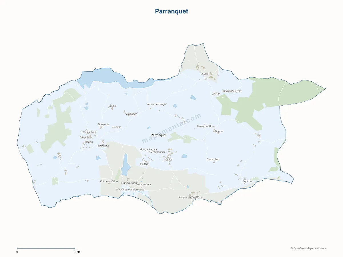 Carte de Parranquet à personnaliser