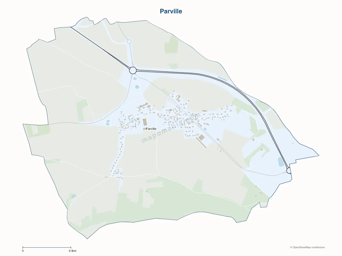 Carte de Parville à personnaliser