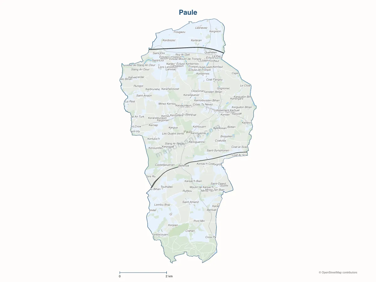 Carte de Paule à personnaliser