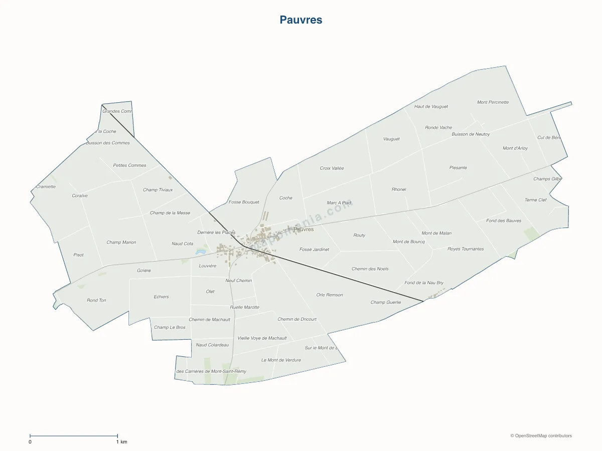 Carte de Pauvres à personnaliser