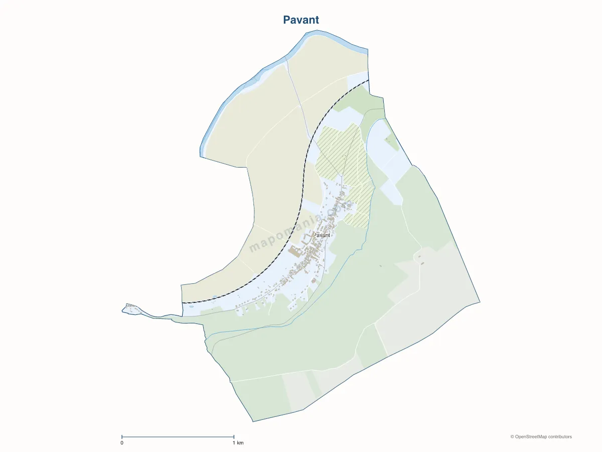Carte de Pavant à personnaliser