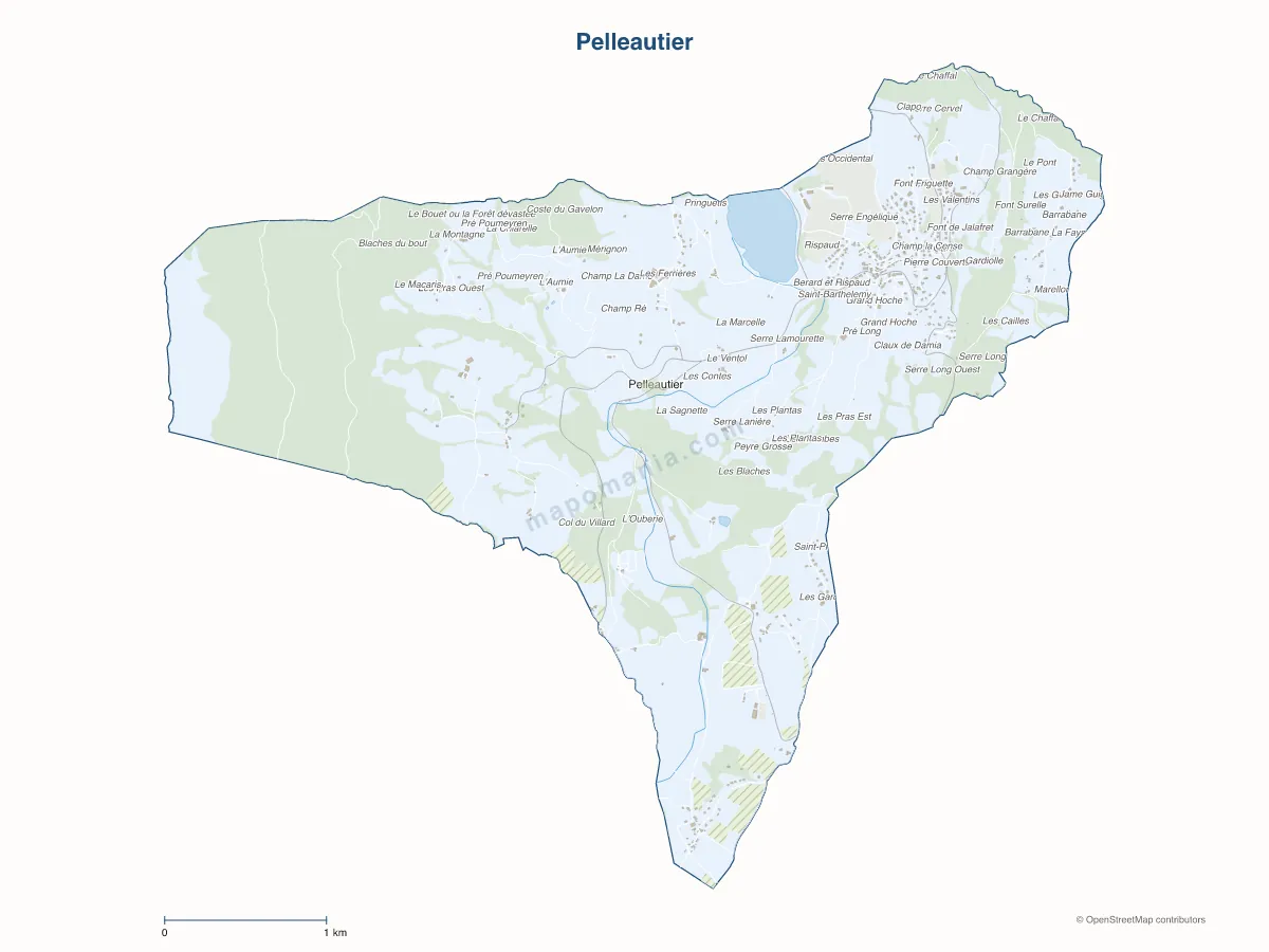 Carte de Pelleautier à personnaliser