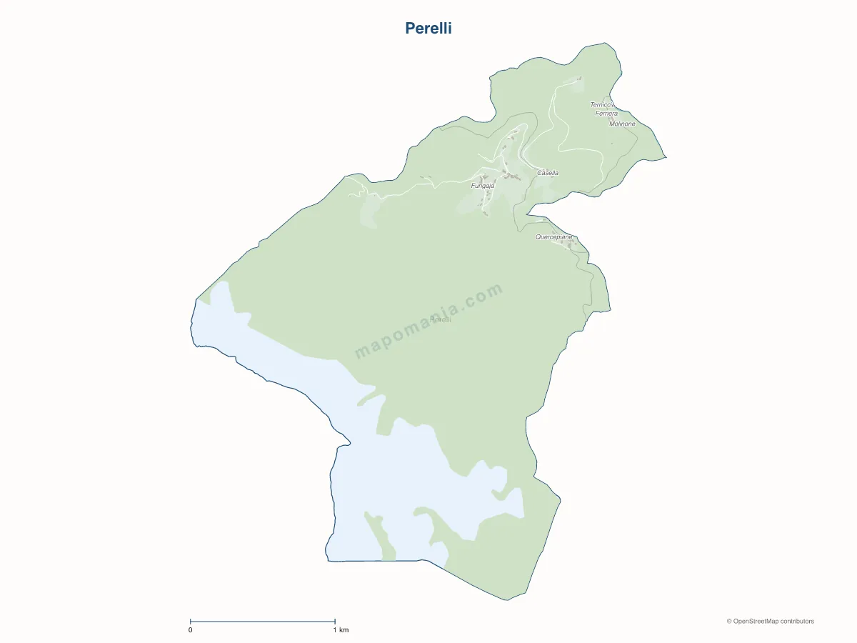 Carte de Perelli à personnaliser