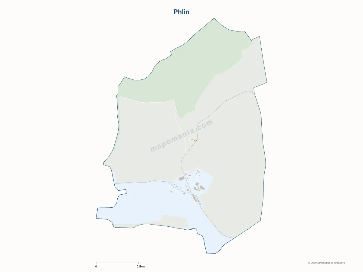 Carte de Phlin à personnaliser