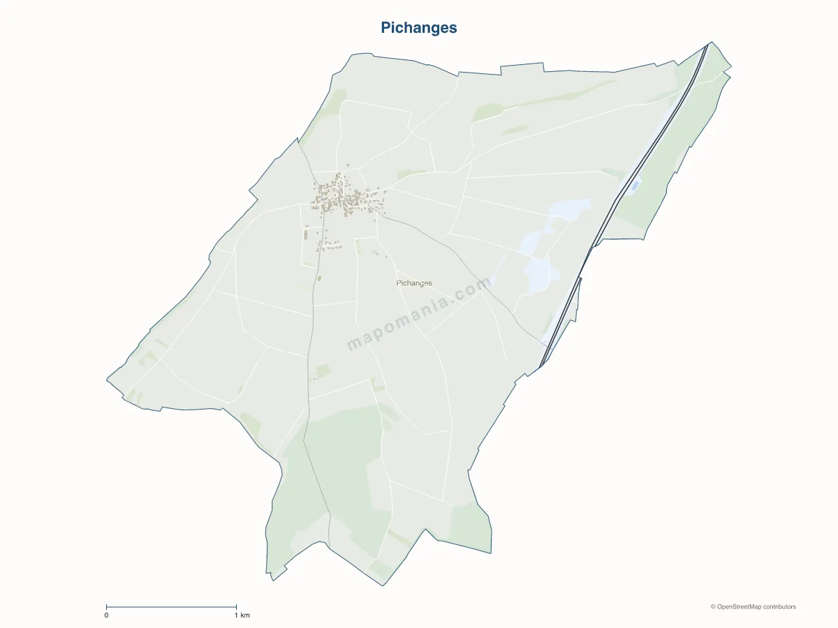 Carte de Pichanges à personnaliser