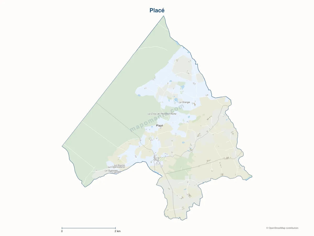 Carte de Placé à personnaliser
